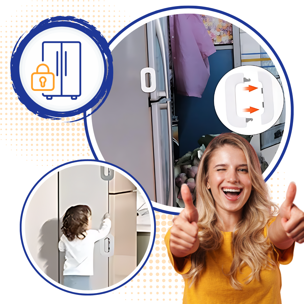 Verrou de sécurité de la porte du réfrigérateur pour enfant