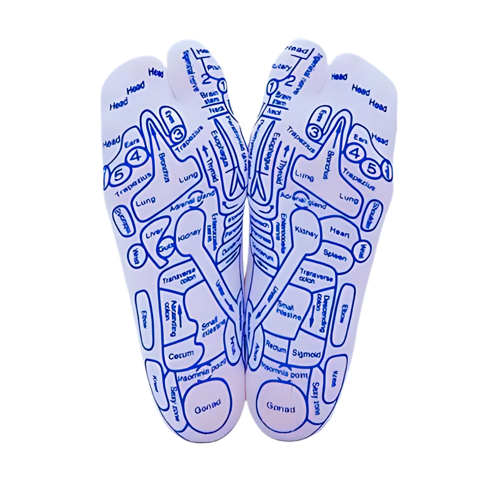 Chaussettes de réflexologie pour améliorer la circulation sanguine