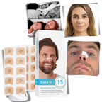 Bandelettes nasales anti-ronflement confortables