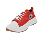 Sneakers anti-dérapantes en toile confortablement surélevées