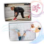 Sneakers anti-dérapantes en toile confortablement surélevées