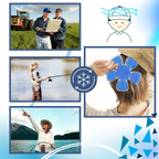 Insert de poche de gel rafraîchissant pour la tête