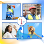 Insert de poche de gel rafraîchissant pour la tête