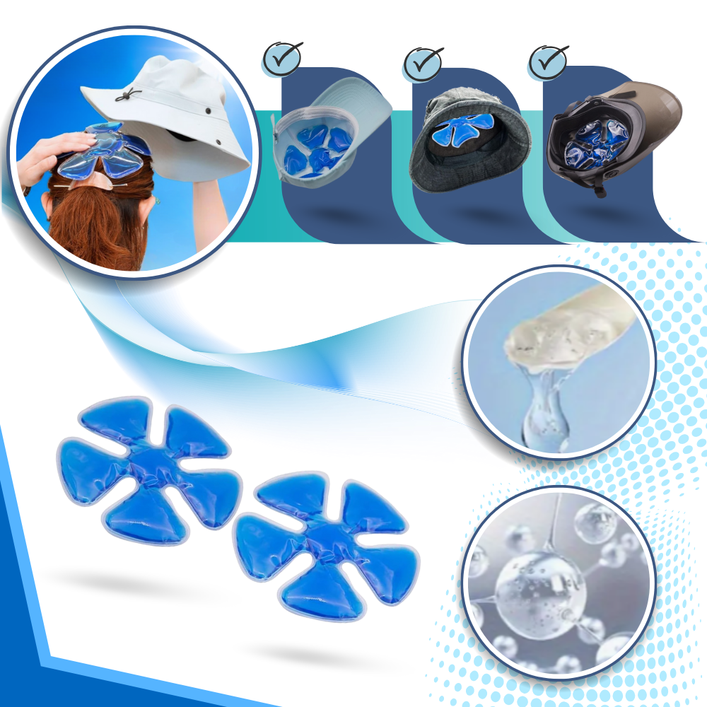 Insert de poche de gel rafraîchissant pour la tête