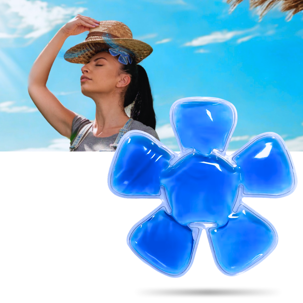 Insert de poche de gel rafraîchissant pour la tête