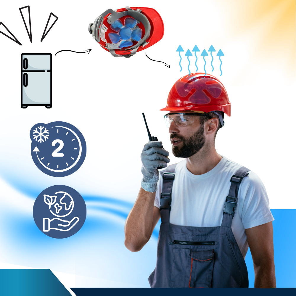 Insert de poche de gel rafraîchissant pour la tête