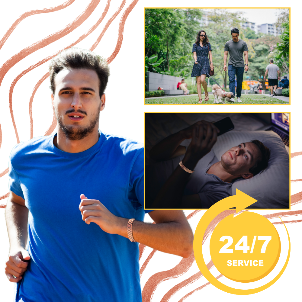 Bracelet de thérapie magnétique en cuivre