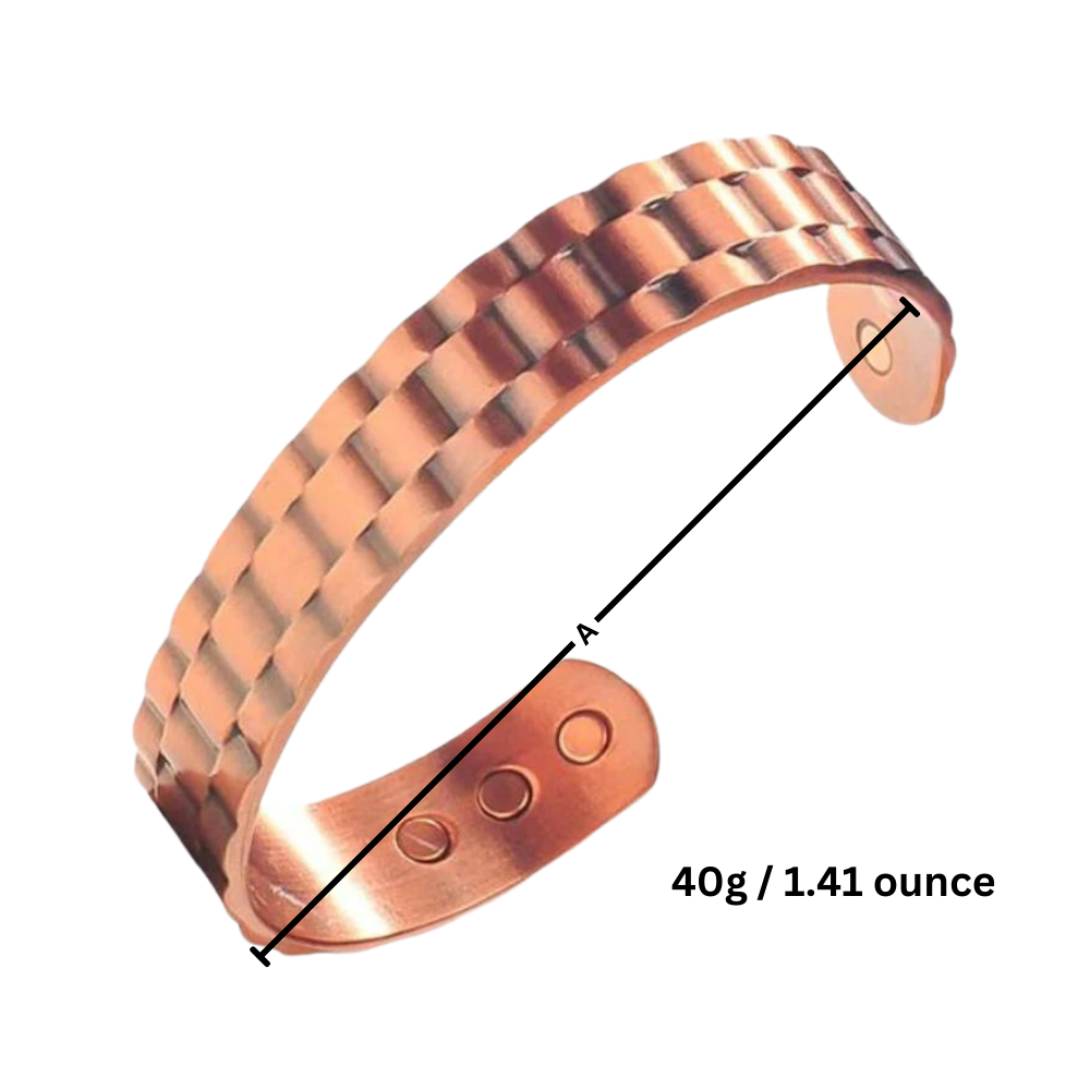 Bracelet de thérapie magnétique en cuivre