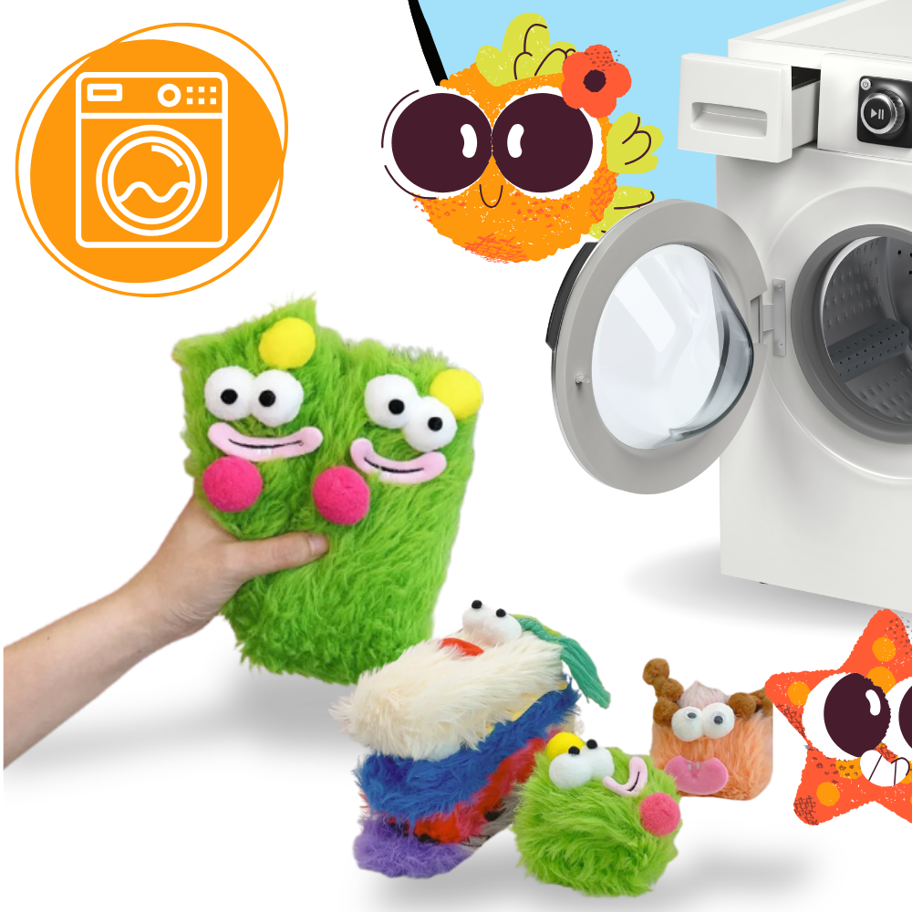 Chaussettes Funky en velours corail