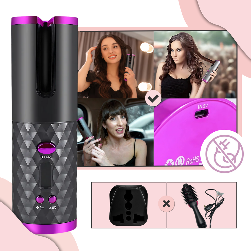 Fer à boucler ionique sans fil