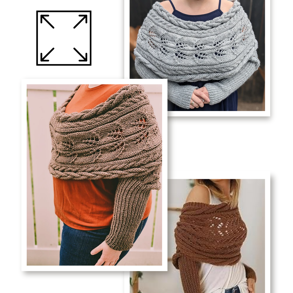 Chandail douillet en tricot avec épaules découvertes