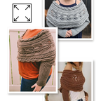 Chandail douillet en tricot avec épaules découvertes