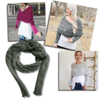 Chandail douillet en tricot avec épaules découvertes