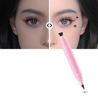 Eyeliner double têtes avec tampons de motifs
