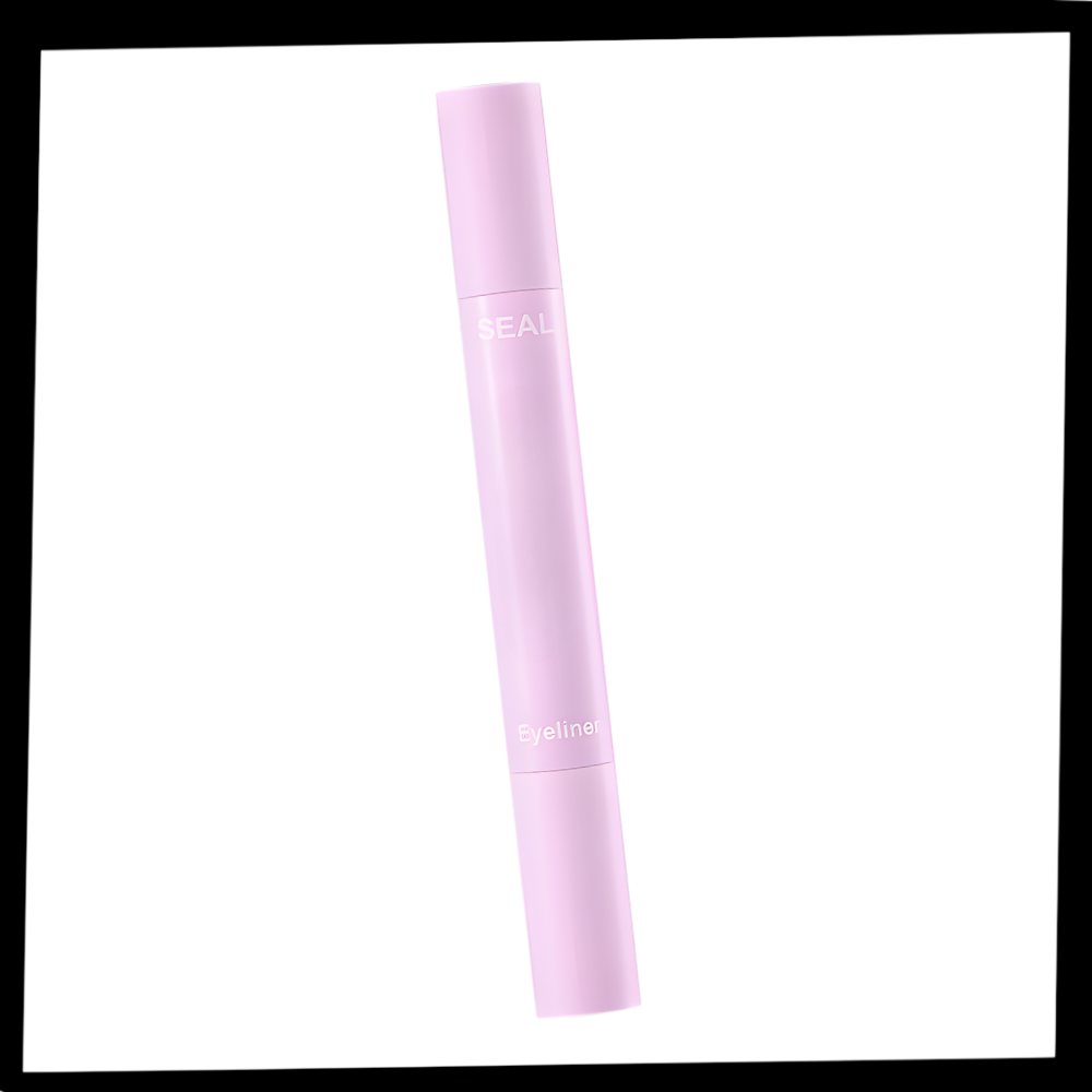 Eyeliner double têtes avec tampons de motifs