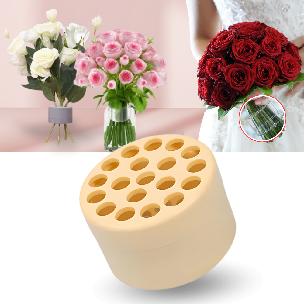 Support créatif pour compositions florales