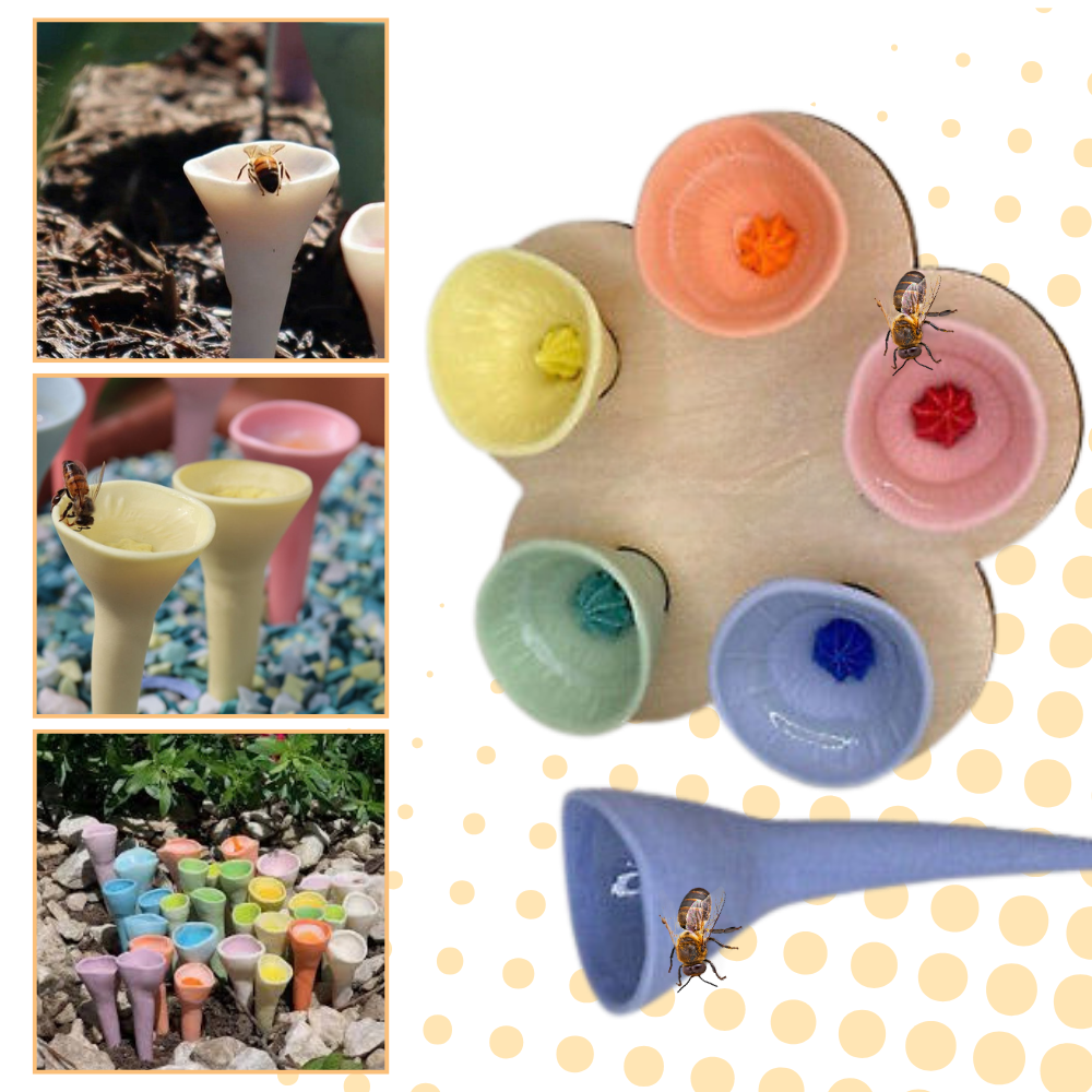 Abreuvoirs pour abeilles discrets et attrayants