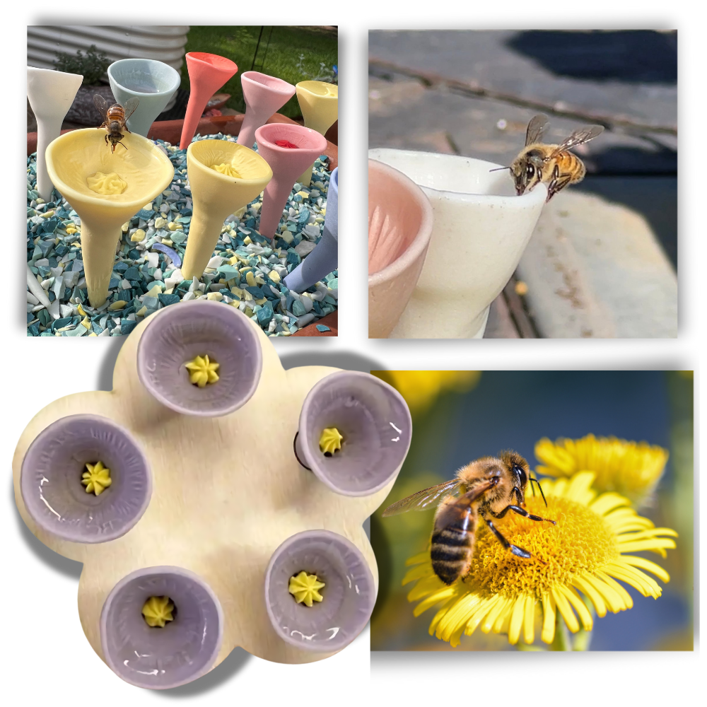 Abreuvoirs pour abeilles discrets et attrayants