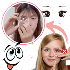 Outil de retrait des lentilles de contact sans effort