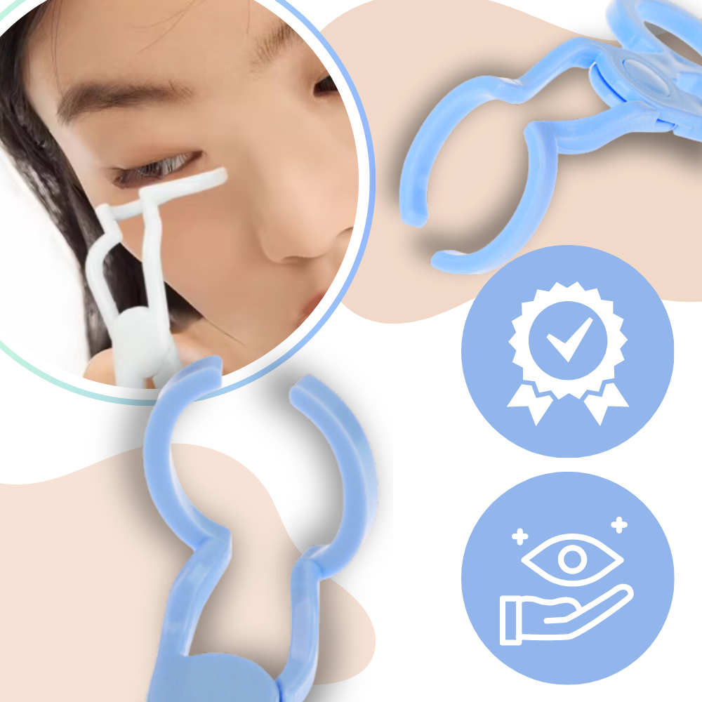 Outil de retrait des lentilles de contact sans effort