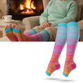 Chaussettes de compression élastiques pied ouvert