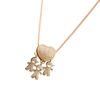 Collier élégant à breloques pour maman