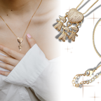 Collier élégant à breloques pour maman