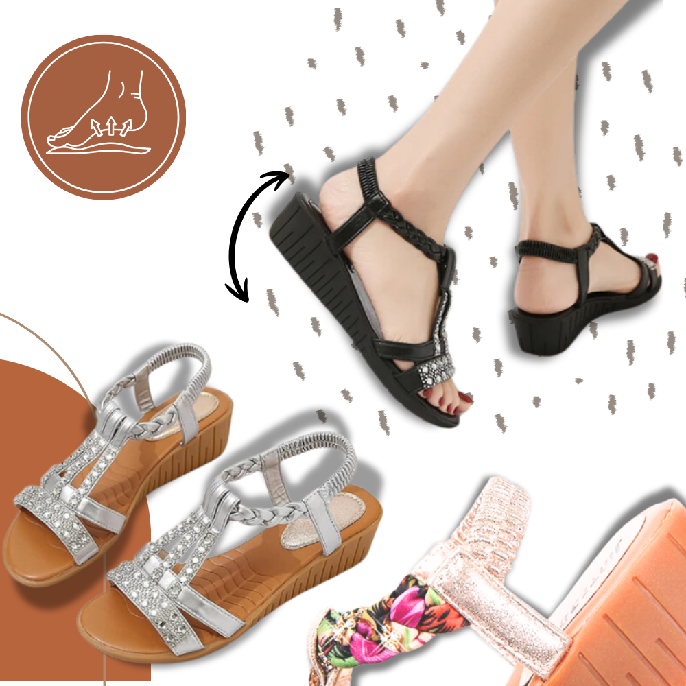 Sandales orthopédiques élégantes bohème