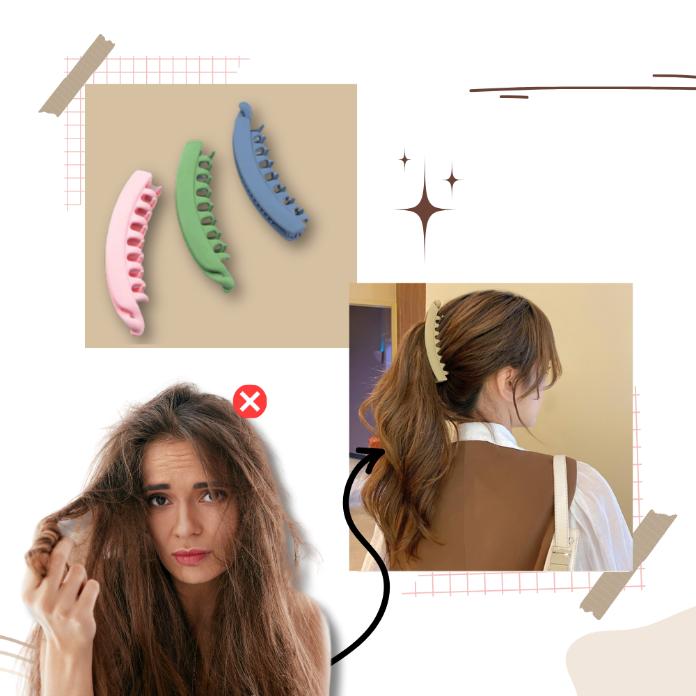 Clip élégant pour queue de cheval