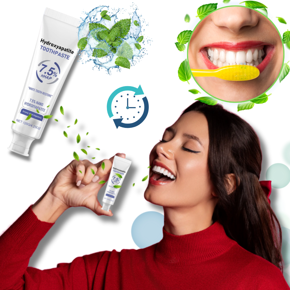 Dentifrice menthe renforçant l'émail
