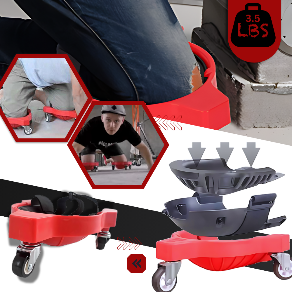 Genouillères à roulettes