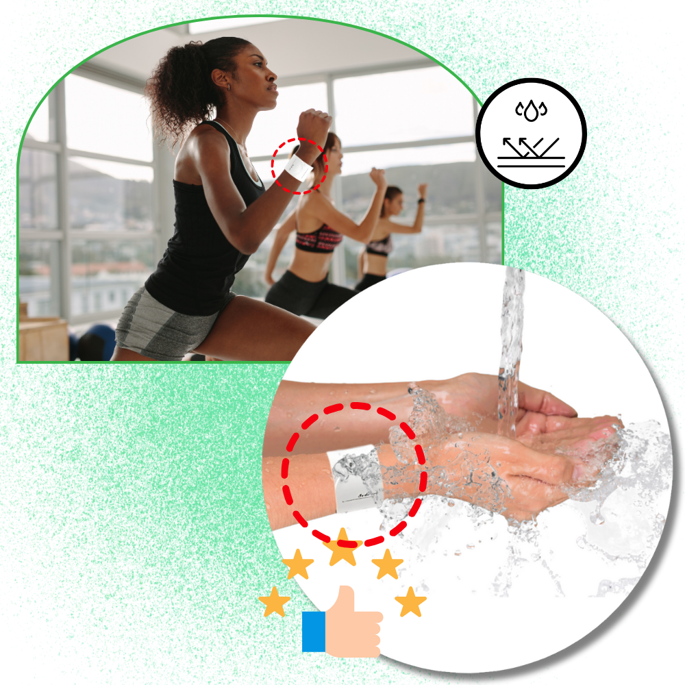 Bracelets de rappel effaçables en silicone