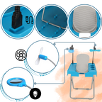 Repose-pieds ergonomique pour pédicure