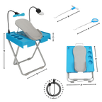 Repose-pieds ergonomique pour pédicure