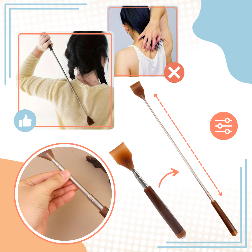 Gratte dos télescopique