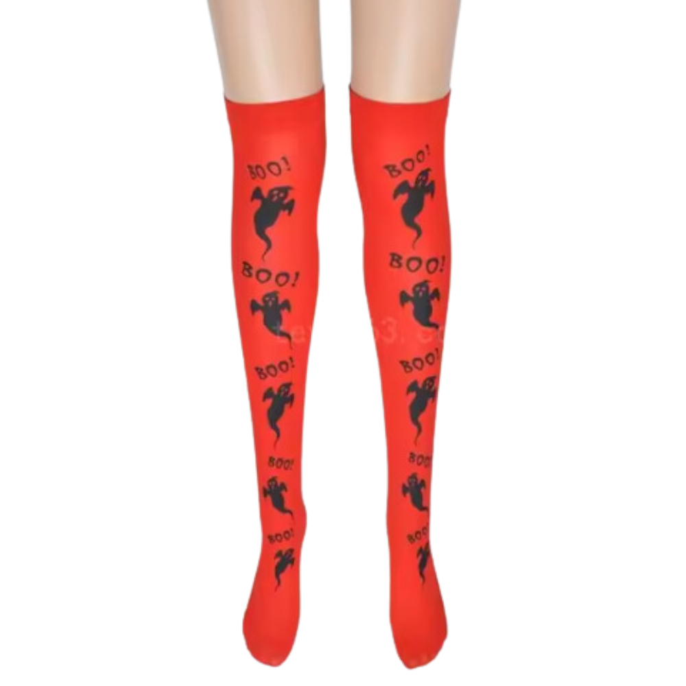 Chaussettes de compression aux motifs festifs d'Halloween