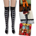 Chaussettes de compression aux motifs festifs d'Halloween