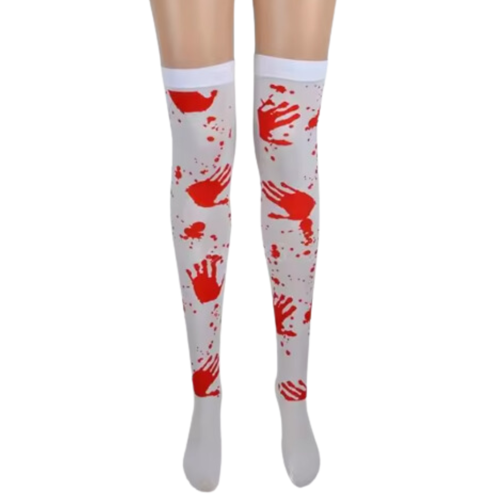 Chaussettes de compression aux motifs festifs d'Halloween