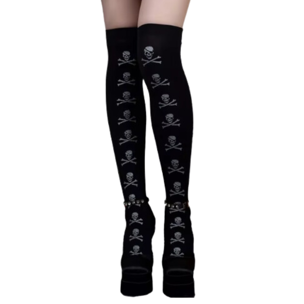 Chaussettes de compression aux motifs festifs d'Halloween