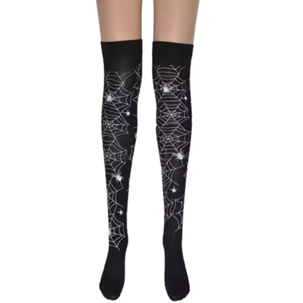 Chaussettes de compression aux motifs festifs d'Halloween