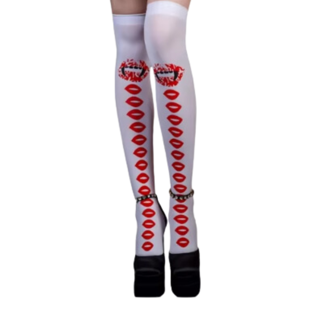 Chaussettes de compression aux motifs festifs d'Halloween