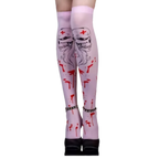 Chaussettes de compression aux motifs festifs d'Halloween