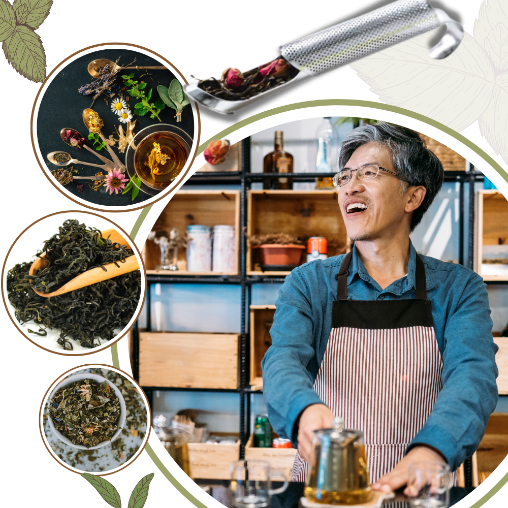 Passoire à thé en acier inoxydable à mailles fines