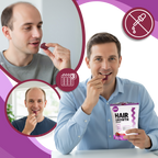 Gummies fruités et enrichis à la biotine pour cheveux