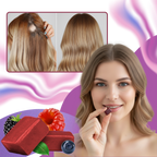 Gummies fruités et enrichis à la biotine pour cheveux