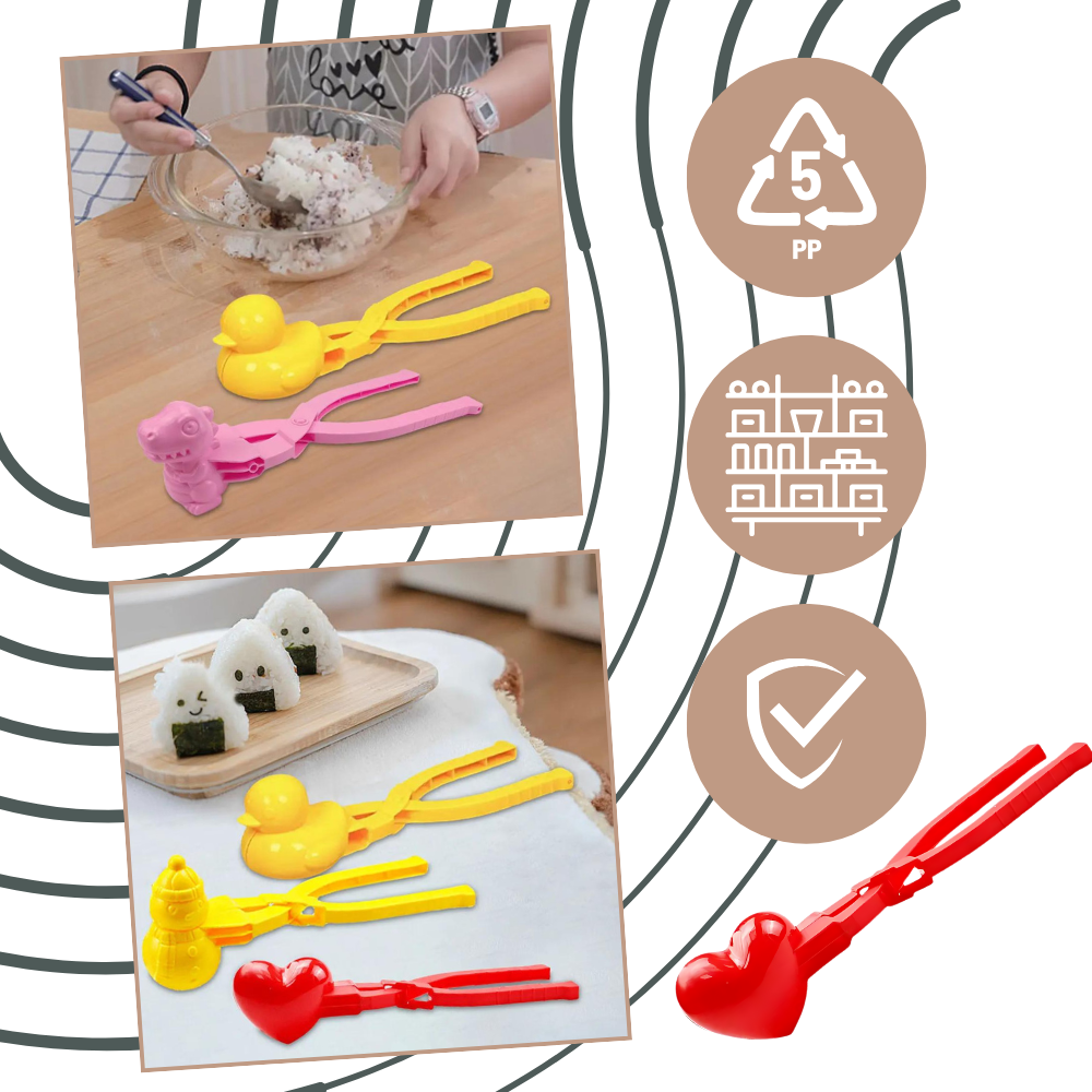 Moule à riz pour sushi de forme amusante