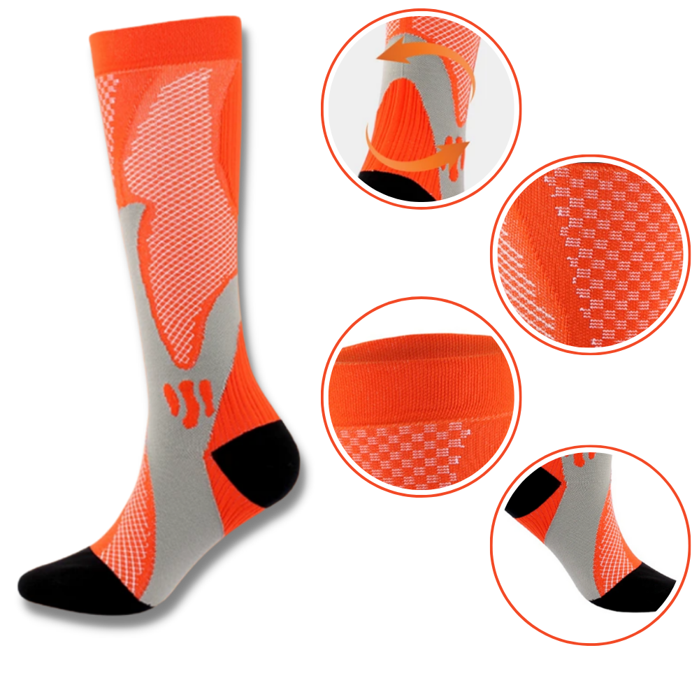 Chaussettes de compression fonctionnelles et élégantes