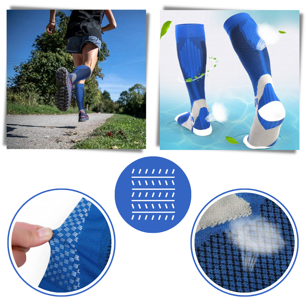 Chaussettes de compression fonctionnelles et élégantes