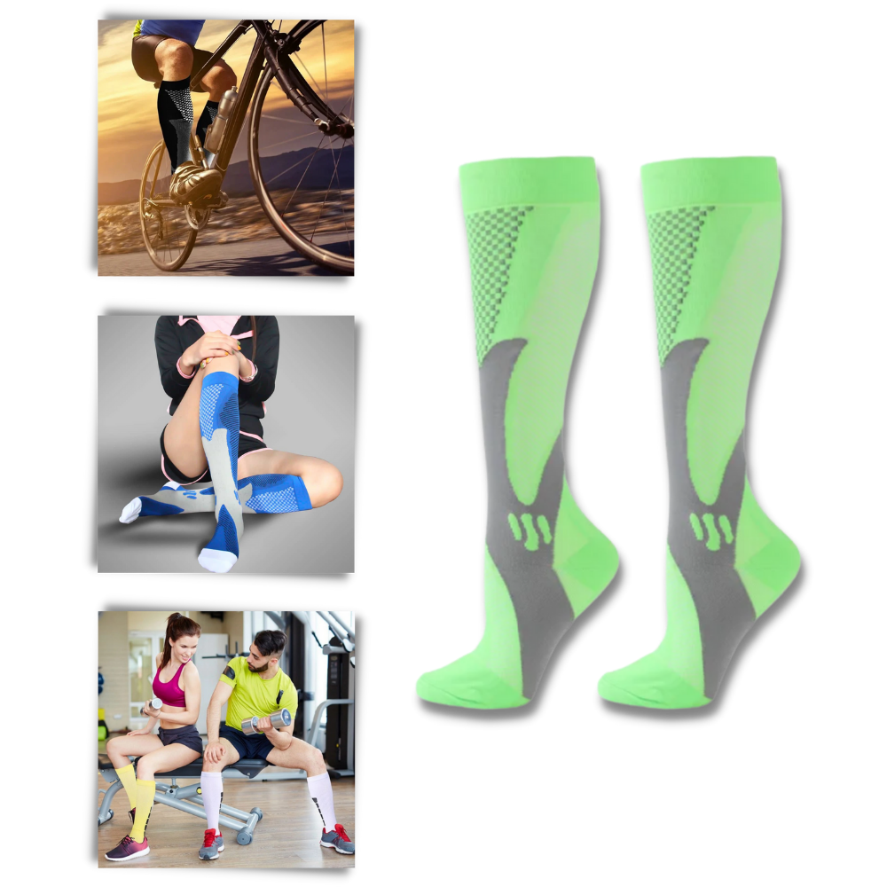 Chaussettes de compression fonctionnelles et élégantes