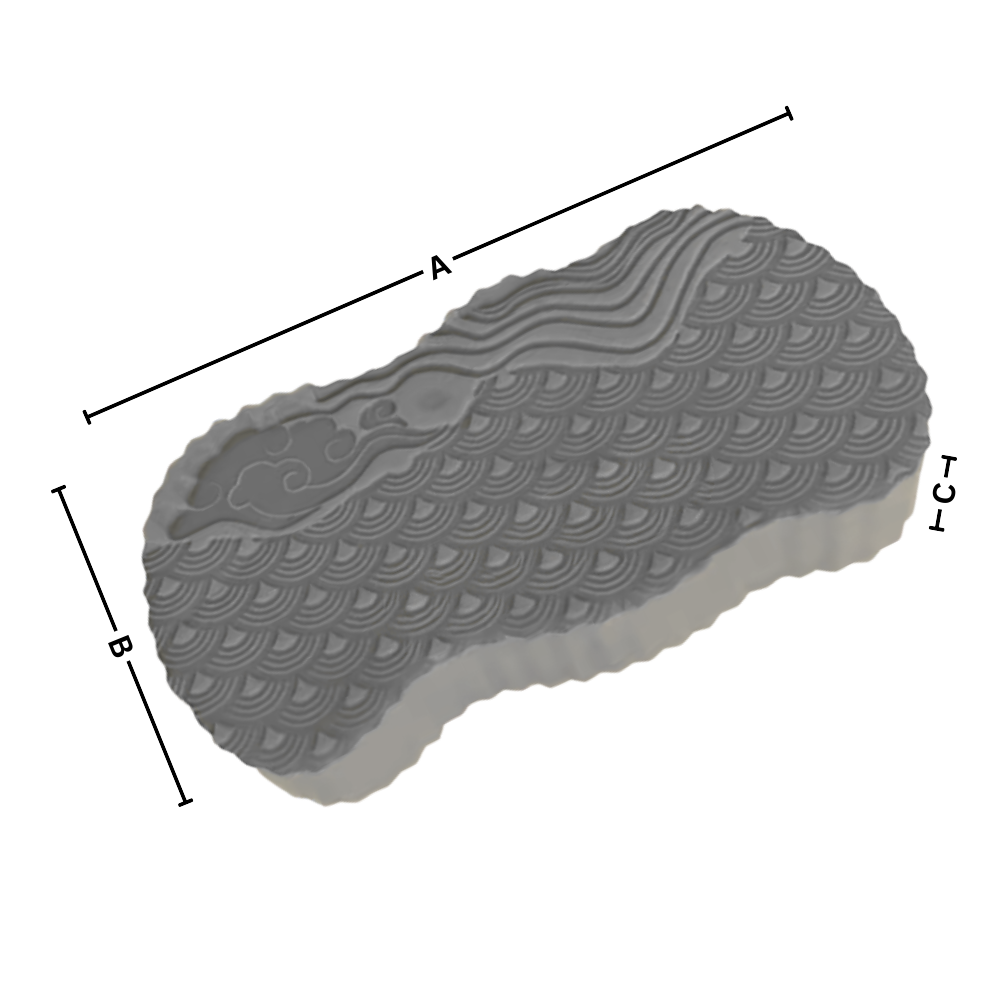 Éponge de bain exfoliante douce